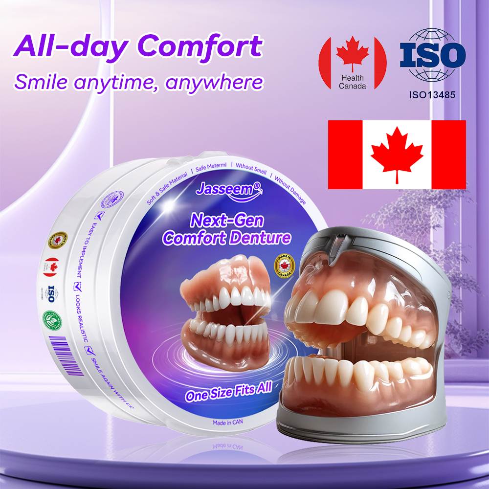 𝐉𝐚𝐬𝐬𝐞𝐞𝐦® Latest Premium Comfort Dentures🎉 (High-End Dentures, Easy to Wear - Limited Time 70% Discount)🔥