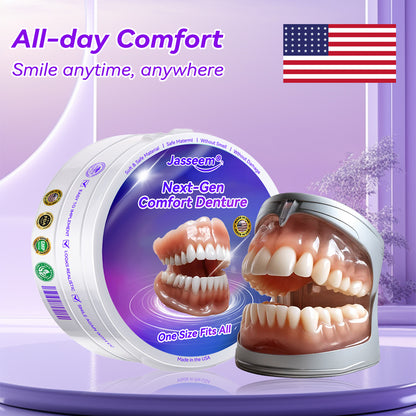 𝐉𝐚𝐬𝐬𝐞𝐞𝐦® Latest Premium Comfort Dentures🍀(High-End Dentures, Easy to Wear - Limited Time 70% Discount)