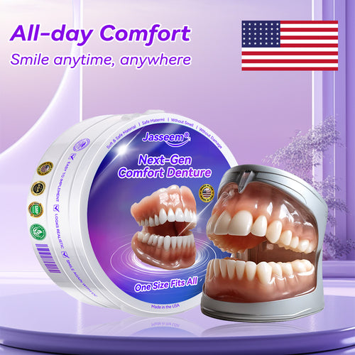 𝐉𝐚𝐬𝐬𝐞𝐞𝐦® Latest Premium Comfort Dentures🍀(High-End Dentures, Easy to Wear - Limited Time 70% Discount)