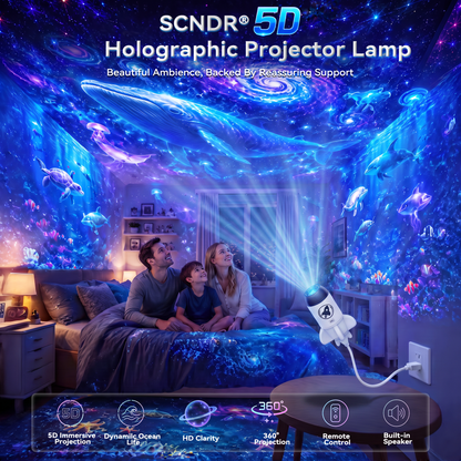 Official Store | 🎁🎁🎁 SCNDR® Rocket Smart Holographic Star Projector (HD Smart Dynamic 5D)