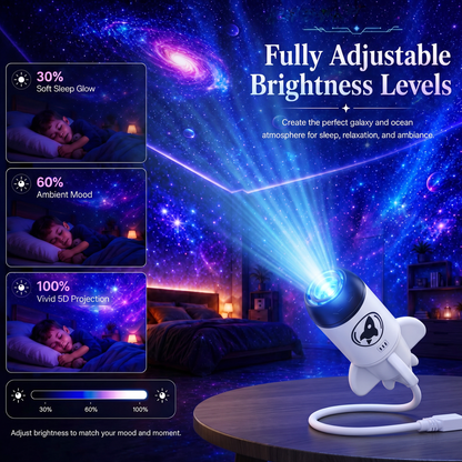 Official Store | 🎁🎁🎁 SCNDR® Rocket Smart Holographic Star Projector (HD Smart Dynamic 5D)