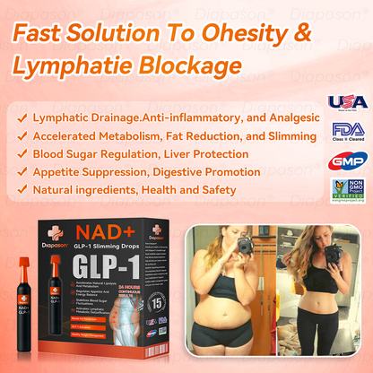 𝐷𝑖𝑎𝑝𝑎𝑠𝑜𝑛® 𝑁𝐴𝐷+ 𝐺𝐿𝑃-1 Slimming Drops 💧 - Suitable for Obesity, Diabetes, and Cardiovascular Diseases