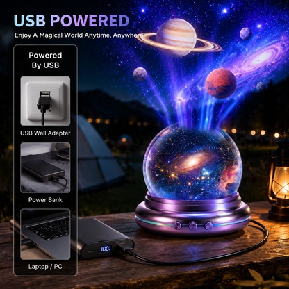 Official Store |✨🐉SCNDR® 360° Smart Holographic Starry Sky Projector (HD Smart Dynamic 5D)