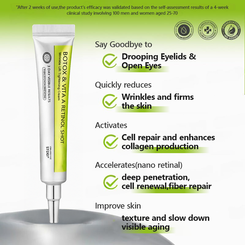 Official Store | Rejuvenate Your Skin Instantly 💫 STDEI® BOTOX & VITA A RETINOL SHOT Anti-Wrinkle Lifting & Firming Cream