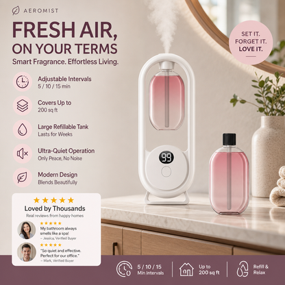 Official Store | 💖🎁 WREE® Automatic Aroma Diffuser ⏰ Limited-Time 50% Off Deal! 🔥